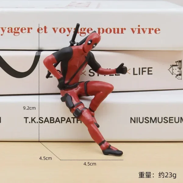 Disney Deadpool 2 Action Figure Sitting /lying Posture Model Anime X-Men Mini Doll Decoration PVC Collection Figurine Toy