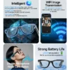 S575e871cf4dd40eabb917e5afa189b0eK.webp 2025 New 8MP Camera Glasses Men Color-Changing AI Smart Bluetooth Glasses Photo Video Recording Waterproof Call Smart Sunglasses