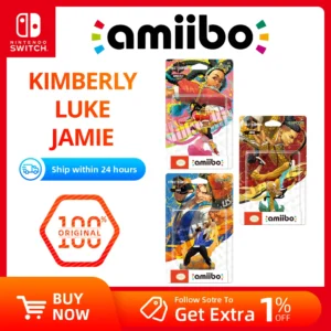 ﻿ Nintendo  Switch 2 Amiibo Street Fighter 6 series - Luke/Kimberly/Jamie - for Switch Game Console Game Interaction Model
