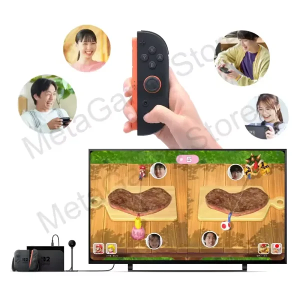 S5a6b1cc2c27640dfadb4a22315e17f871.webp Nintendo Switch 2 Gaming Console NS2 Handheld Gaming Console 7.9-inch LCD 1080P Magnetic Design