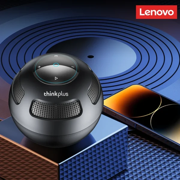 S5be9193c67b449799417a75ce71c729dX.webp Lenovo TS5 Speakers Wireless Bluetooth 5.3 Outdoor Loudspeaker Loudspeaker Portable Subwoofer Surround Sound Player Home Theater