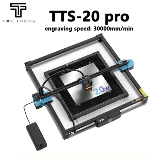 New Twotrees TTS-20 PRO 20W Powerful Laser Engraver Machine APP Wifi Control Metal Laser Engraving Cutting Machine for Arcylic W