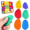 2026 New Fidget Toys Adults Sensory Silicone Stone 6 Pack Textured for Autism Kids Calming Down Fidget Stress Relief Toys