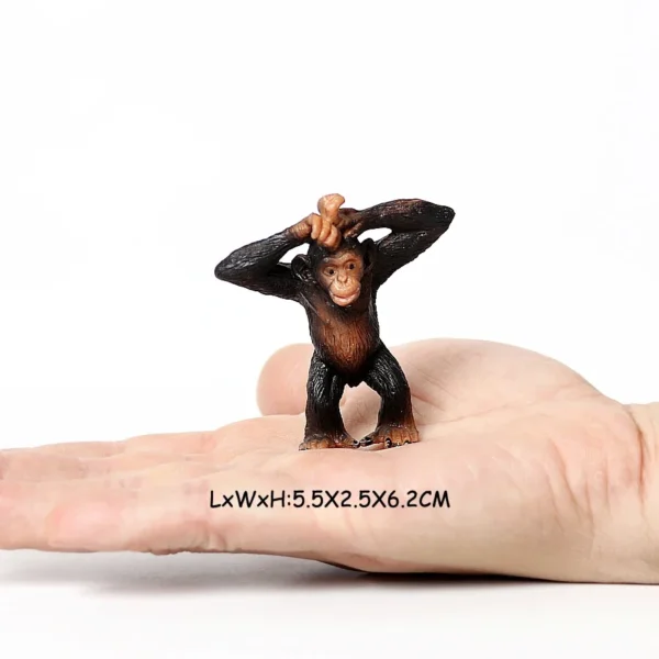 Plastic Monkey Model Toys Ape Gorilla Chimpanzee Figures Forest Animal Figurines Action Figure Children Toys Games Kids Gifts