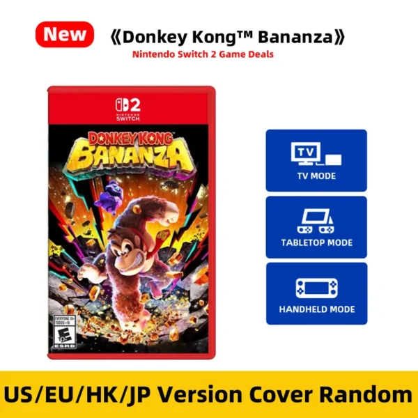 New Nintendo Switch 2 Game Deals - Donkey Kong Bananza - 100% Original Physical Game Card for Switch 2