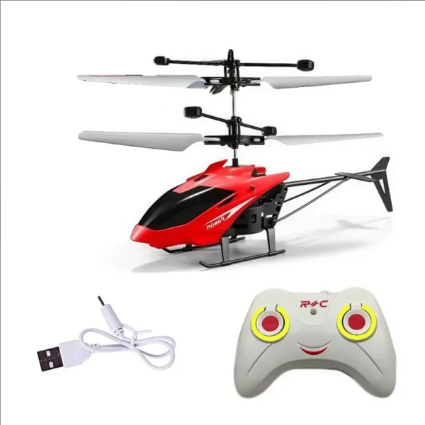 S605afa0a75844ba1a8847f5a0580986b7.webp Charging Remote Control Aircraft Induction Two-Way Helicopter Indoor Suspension Anti Drop Electric Luminescence