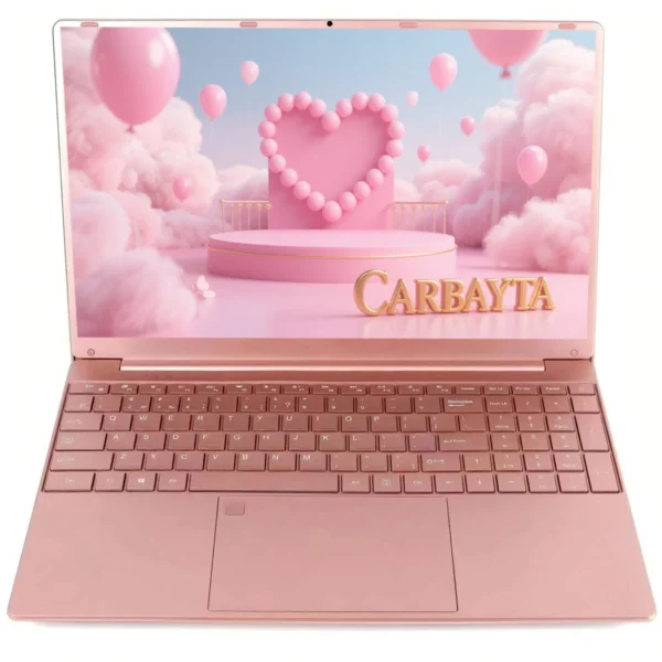 2025 11th Gen Intel Celeron N5095 Laptop  Windows10/11, Max 32GB RAM,128gb- 2TB SSD, 2.4G/5G WiFi, BT, Girlish style Pink Keybd