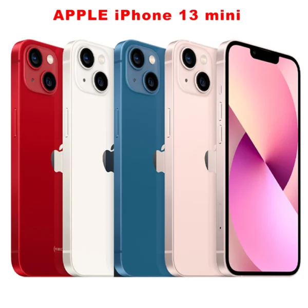 S63adfdbda7154bcfaad6b93510ab0e2er.webp Original Apple iPhone 13 Mini 5G Mobile Phone NFC Face ID 4GB RAM 128/256/512GB ROM 5.4'' OLED Screen A15 Hexa-Core 13 mini