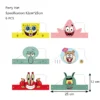 SpongeBob Birthday Party Decoration Aluminum Foil Balloon For Kid Event Supplies Disposable Tableware Banner Backdrop Gift