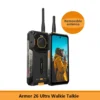 S6511082c94df406d835679b9ffcb8b8eQ.webp Ulefone Armor 26 Ultra Walkie Talkie 5G Rugged Phone 120W 15600mAh 200MP+64MP +50MP NFC 6.78" FHD+ Waterproof Mobile Smartphone