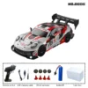 New 1:24 RC drift vehicle, Mustang 4WD cars, racing car with remote control, gift, competition racing car, children's toy