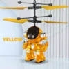 KBDFA Intelligent Sensing Aircraft Mech Warrior Flying Robot Luminescent Suspension Gesture Sensing Flying Ball Kids Toys Gifts
