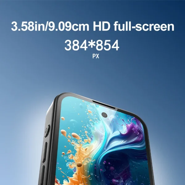 SOYES Q333 Mini Smartphone 4GB RAM 64GB ROM Android 12.0 Face Unlock 2000mAh 4G LTE Type-C OTG 3.58‘’ Screen Small Phone