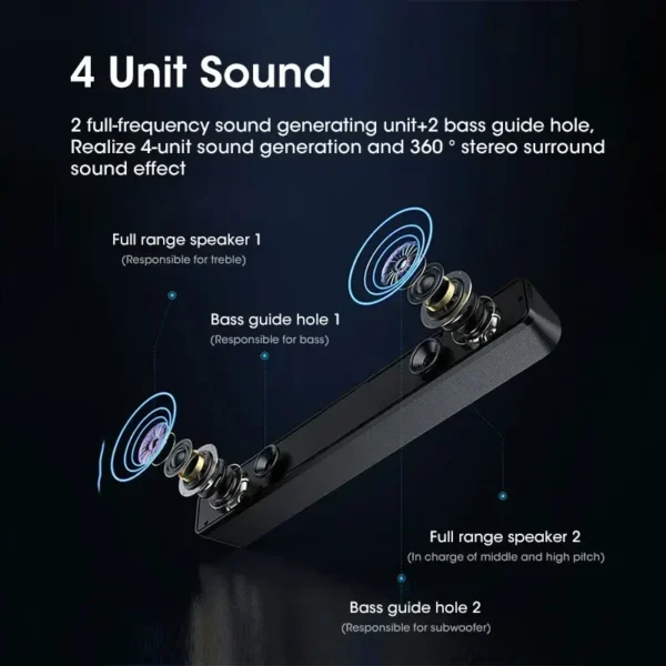 S669fd76f078f4ac8b55fece630ebff99k.webp Bluetooth 4D Surround Speaker Home Theater Sound System Computer Soundbar TV Subwoofer Wired Stereo Strong Bass for Home Party