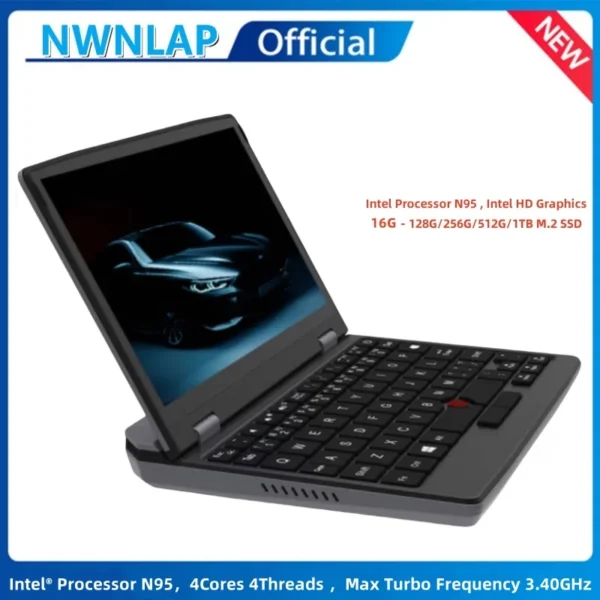 Slim Laptop intel N95 CPU HD Graphics 16GB -128G/256G/512G/1TB SSD 7 inch Touch Screen Mini PC Computer Netbook
