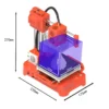 EasyThreed K7 3D Mini Printer 100x100x100mm No Heated Bed One-Key Printe with TF Card PLA Filament Simple Small Printing Machine