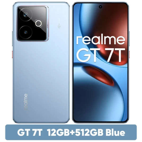 realme GT 7T 5G Smartphone Dimensity 8400-MAX Chipset 7000mAh Battery 120W Charge 50MP Sony IMX896 OIS Camera 6.8" 1.5K Display