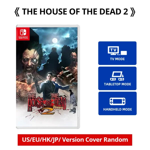 THE HOUSE OF THE DEAD 2 - Nintendo Switch Games Original Physical Game Card Shooting Genre Game for Nintendo Switch Game Console