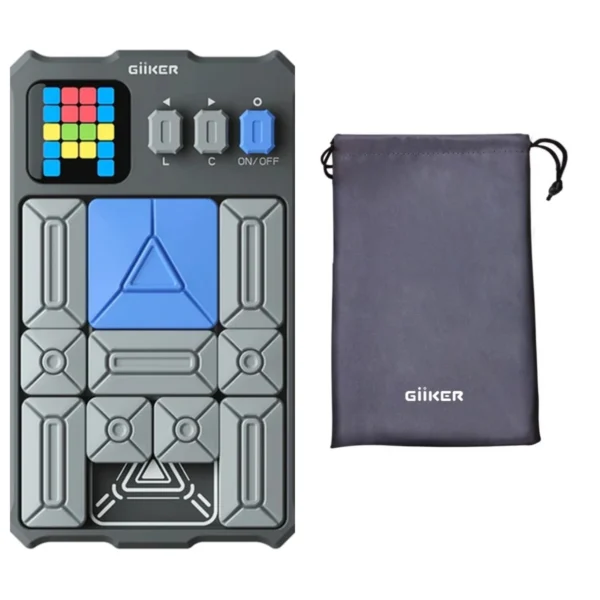 Giiker Super Slide Huarong Road Smart Sensor Game 500+ Levelled UP Brain Teaser Puzzles Interactive Fidget Toys For Kids Gifts