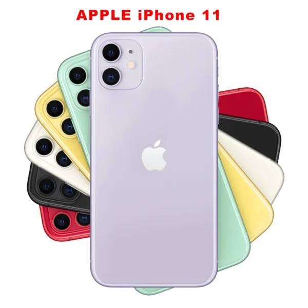 Original Unlocked Apple iPhone 11 4G Mobile Phone NFC 4GB RAM 64/128/256GB ROM 6.1'' Dual 12MP A13 Bionic Hexa-core iPhone 11