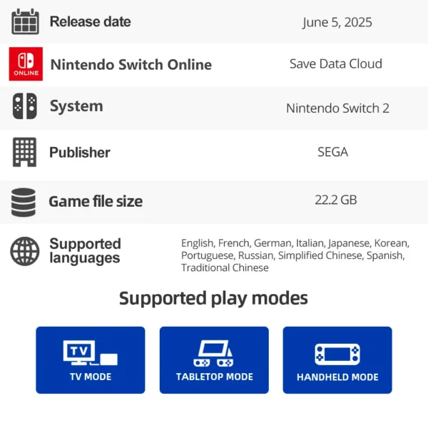 S6b0df7b0f0b84e698e551b19197acf4cH.webp SONIC X SHADOW GENERATIONS Nintendo Switch 2 Game Deals 100% Original Physical Game Card for Nintendo Switch 2
