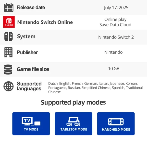 Nintendo Switch 2 Game Deals - Donkey Kong  Bananza - Original Physical Game Card for Switch 2