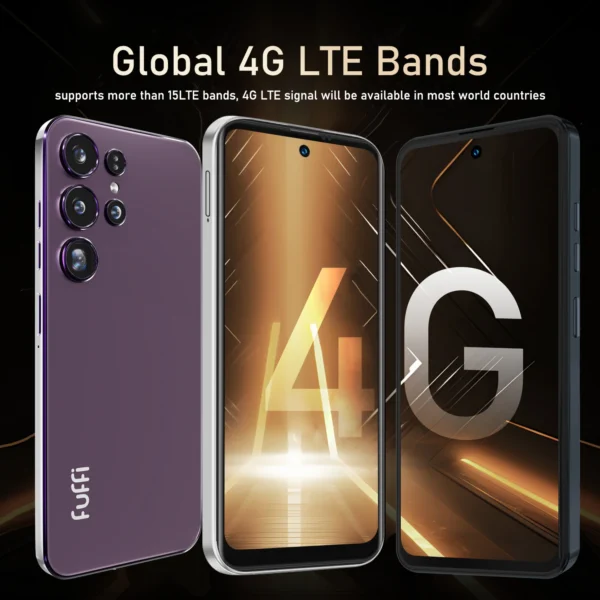FUFFI 6.56 Inch Smartphone, 4G Network Dual SIM Phone, Android 10.0 Phone with 32GB ROM, Quad Core Processor, 2+2MP Pixels Phone