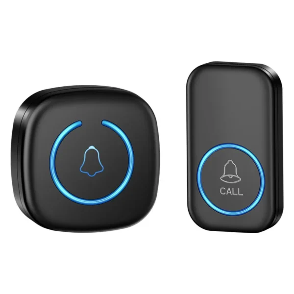 S6b3b90ad2f954d64b232fe4b619ab9ce2.webp Wireless Doorbell IP44 Waterproof Smart Home Welcome Door Bell 300M Range 60Songs Intelligent Home Chime Bell Kit US/EU Plug