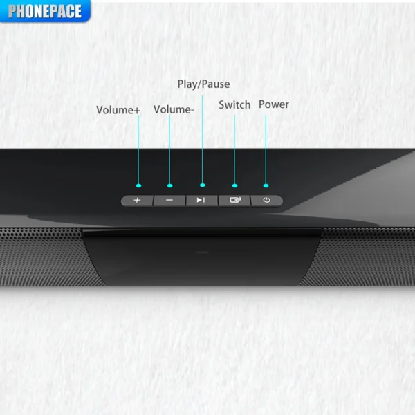 PHONEPACE Wireless Bluetooth Sound bar Speaker System Super Power Speaker Surround Stereo Home Theater TV Projector