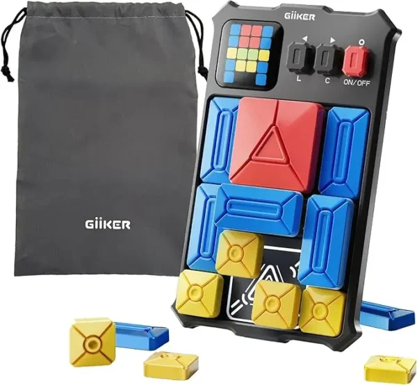 Giiker Super Slide Huarong Road Smart Sensor Game 500+ Levelled UP Brain Teaser Puzzles Interactive Fidget Toys For Kids Gifts