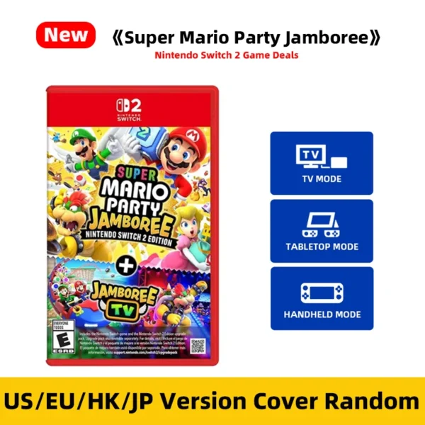 Nintendo Switch 2 Game Deals - Super Mario Party Jamboree – Nintendo Switch 2 Edition + Jamboree TV Original Physical Game Card