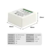 Matter WiFi Smart Switch 16A Smart Home Light Switch Relay Module Voice Control Work with Alexa Google Homekit Smartthings Tuya