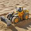 Kids RC Car Toys 2.4Ghz Remote Control Alloy Excavator Dump Truck Bulldozer Electric Construction Vehicle Gifts for Boys Girls