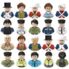 City Characters Building Blocks Mini Dolls Statues Police Firefighter Doctor Engineer Building Blocks Holiday gifts for kids