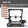IdeaFormer IR3 V2 FDM 3D Printer Max 400mm/s Printing Speed Auto Leveling Print Size 250x250x∞mm 3D Printers Infinite Z-Axis
