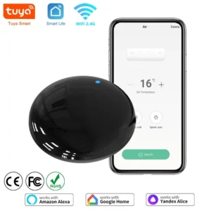 Tuya WiFi Smart IR Remote Control Smart Life APP Replace TV DVD AUD AC Remote Works with Alexa Google Home