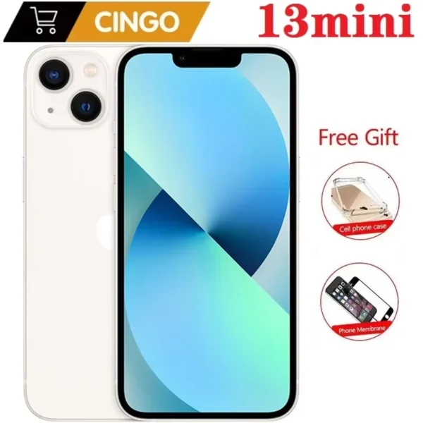 Unlocked  iPhone 13mini 128GB/256GB ROM A15 IOS 5G  Face ID 5.4" OLED Screen Smartphone 12MP  cellphone  iphone 13 mini