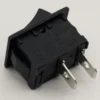 S75e74a254f584d5a858ed8da602dc9b2p.webp 5Pcs/Lot Black Push Button Mini Switch 6A-10A 110V 250V KCD1 2Pin Snap-in On/Off Rocker Switch 5PCS/Lot 21MM*15MM BLACK