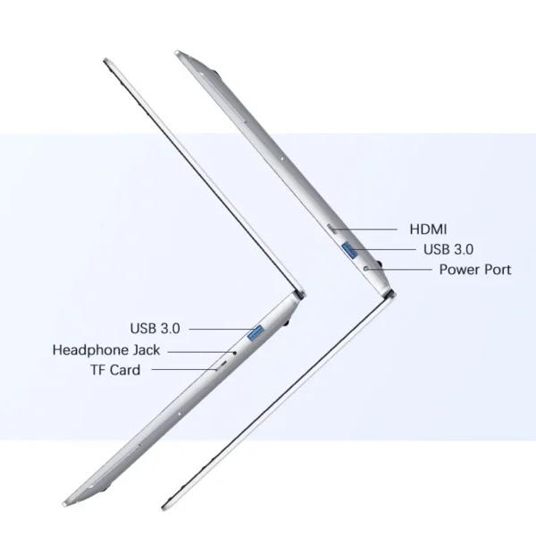 BYONE 14.1 Inch Laptop Intel N4000 8GB RAM 256GB 512GB SSD Windows 11 Notebook 1366*768 HD LCD Wifi HDMI USB laptop PC