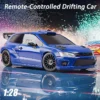 LD2801 Mini Drfit RC Car 1:28 Race Car 2.4G Remote Control Four Wheel Drive High Speed Motor Vehicle Model Cars Toys For Gifts
