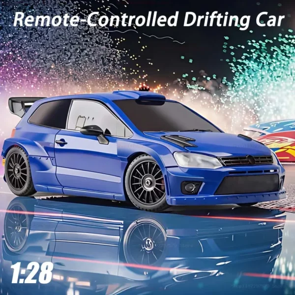 LD2801 Mini Drfit RC Car 1:28 Race Car 2.4G Remote Control Four Wheel Drive High Speed Motor Vehicle Model Cars Toys For Gifts