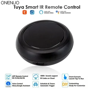 S79bb7d800579461d9c041c9ccf59a2294.webp Smart Wifi IR Universal Remote Control With Tuya Smart Life APP Voice Control Infrared Remote Controller For Alexa Google Home