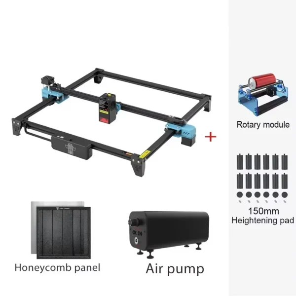 New Twotrees TTS-20 PRO 20W Powerful Laser Engraver Machine APP Wifi Control Metal Laser Engraving Cutting Machine for Arcylic W