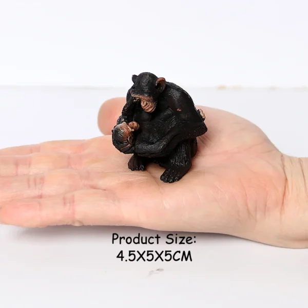 Plastic Monkey Model Toys Ape Gorilla Chimpanzee Figures Forest Animal Figurines Action Figure Children Toys Games Kids Gifts