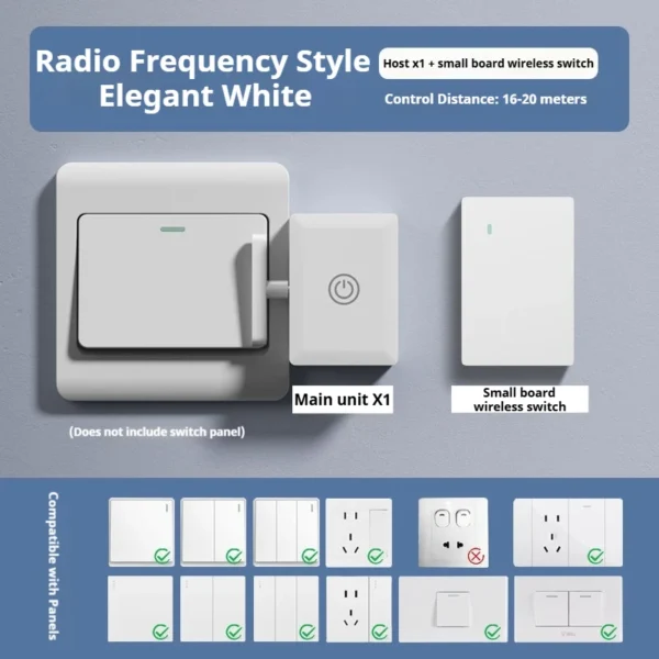 Wiring-Free Wireless Remote Control Turn Off/on Tool Automatic Button Pusher Lazy Remote Control Light Off Switchs Button