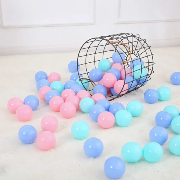 Soft Plastic Balls for Kids Pool Tent Pit Balls Toys BPA Free Various Colorful Ocean Ball Baby Play Children Playground Toy Ball