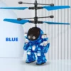 KBDFA Intelligent Sensing Aircraft Mech Warrior Flying Robot Luminescent Suspension Gesture Sensing Flying Ball Kids Toys Gifts