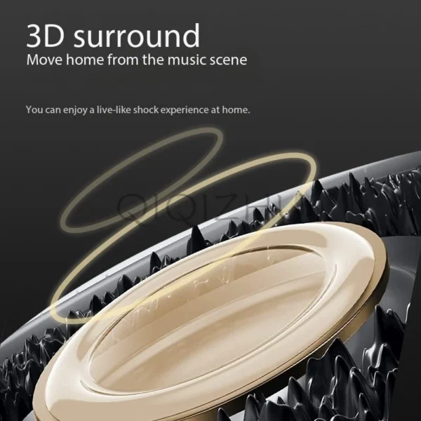 80W Power Home Theater Bluetooth Speaker 3D Stereo Surround Sound System Subwoofer Outdoor Portable Sound Column with Bracket