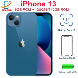 Original Apple iPhone 13 6.1" Genuine Super Retina OLED 128/256/512GB ROM Face ID NFC A15 IOS iPhone13 5G 99% New Mobile Phone