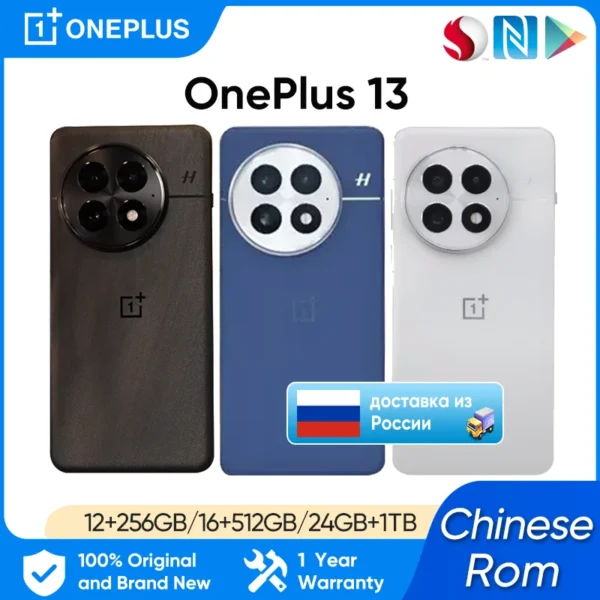 Chinese Version OnePlus 13 Snapdragon 8 Elite 6.82‘’ 120hz LTPO AMOLED Display ColorOS 15 6000mAh Battery 100W SUPERVOOC